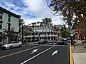 Main street in Doylestown, Pennsylvania, By Dough4872 - Own work, CC BY-SA 3.0, File:Main Street NB at State Street Doylestown.jpg - Wikimedia Commons