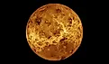Spherical view of radar data of the surface of Venus, highlighting surface features (1989, Magellan). The colours do not represent the appearance of the surface in visible light. By NASA/JPL - http://photojournal.jpl.nasa.gov/catalog/PIA00104, Public Doma