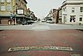 Bourbon capital of the world sign and downtown, Bardstown, Kentucky. Image credit University of College via Shutterstock