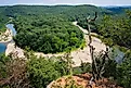 A lookout over the Ozark Mountains in Arkansas. Credit: Logan Bush/ Shutterstock.com