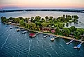 Overlooking Lake Madison, South Dakota.