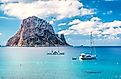 Es Vedra, Ibiza, Spain, Balearic Sea.