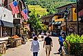 Downtown street in Vail, Colorado. Image credit Alex Cimbal via Shutterstock