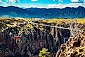 Royal Gorge Bridge with Gondola coming across. Image credit Mile High Aviator via Shutterstock