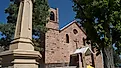 Our Lady of Sorrows Church, Las Vegas, New Mexico. Johnaragon1323, CC BY-SA 3.0, via Wikimedia Commons