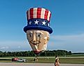 Uncle Sam balloon in Marysville, Ohio. Image credit: Arthurgphotography / Shutterstock.com.