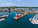 Overlooking Rockport, Massachusetts.