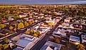 Aerial view of Penola, South Australia.