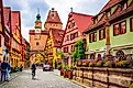 Rothenburg ob der Tauber, Germany. 