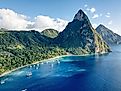 Saint Lucia or Saint Lucie is an island nation in the Caribbean. 