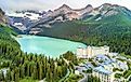 Fairmont Chateau Lake Louise, Banff National Park, Alberta.