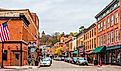 The Main Street in historic Galena, Illinois. Nejdet Duzen / Shutterstock.com.