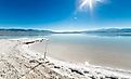 The Great Salt Lake near by Salt Lake City, Utah, USA, North America.