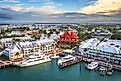 Aerial view of Key West. Florida.