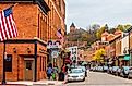 Historical Galena Town Main Street in Galena, Illinois, USA. Editorial credit: Nejdet Duzen / Shutterstock.com