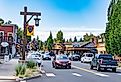Downtown street in Sisters, Oregon. Image credit Bob Pool via Shutterstock