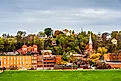 Historical Galena Town view at Autumn in Illinois. Image Credits: Don't go Duzen via Shutterstock
