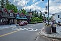 Main Street in downtown Lake Placid, Upstate New York, via karlsson Photo / Shutterstock.com