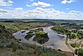The Yellowstone River in Billings Montana