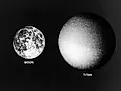 By Lunar and Planetary Institute from Houston, TX, USA - Titan and the Earth's Moon, CC BY 2.0, https://commons.wikimedia.org/w/index.php?curid=98866251