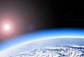 The Earth seen from space.