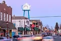 Rural Lindstrom, Minnesota and the Iconic Teapot Water Tower. Image credit Sam Wagner via Shutterstock