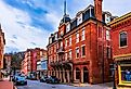 Downtown street in Staunton, Virginia. Image credit Claire Salvail Photos via Shutterstock