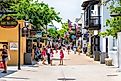 St George Street in St. Augustine, Florida. Editorial credit: Andriy Blokhin / Shutterstock.com.
