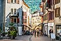 Downtown Sion, Switzerland. Image credit Keitma via Shutterstock