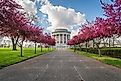 The Monument at George Rogers Clark National Historical Park in Vincennes, Indiana.
