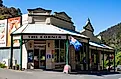 The quaint shopping precinct of the historic gold mining town of Walhalla, Victoria