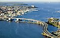 Aerial view of the Gulf of Maine.