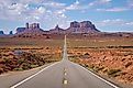 Forrest Gump Point in Monument Valley, Arizona.