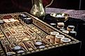 The boardgame of Backgammon.