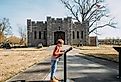 Child reading sign at historic Fort D in Cape Girardaeu, Missouri. Image credit Cavan-Images via Shutterstock