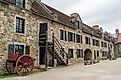 Fort Ticonderoga, formerly Fort Carillon in New York State, USA