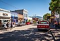 A vintage car show takes place on a beautiful weekend in Creede, Colorado. Image credit Zachj6497 via Shutterstock