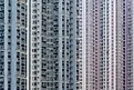 Large residential apartments in Hong Kong. 