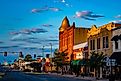 Street view of historic downtown Eufaula, Oklahoma. Image credit: City of Eufaula, Wikimedia. 