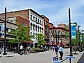 Downtown Ithaca, New York. Image credit Spiroview Inc via Shutterstock