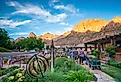 The charming downtown strip of Springdale, Utah. Image credit f11photo via Shutterstock