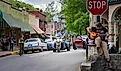A charming street scene at Eureka Springs, Arkansas. Image credit: shuttersv / Shutterstock.com.