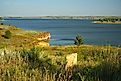 Wilson Lake State Park in Kansas.