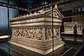 Istanbul Archaeological Museums. Alexander the Great Sarcophagus.
