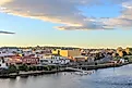 Aerial view of Devonport, Tasmania.