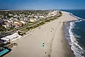 Aerial of Cape May New Jersey