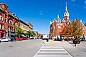 Street view of Stratford in Stratford, Ontario, Canada. Image credit: JHVEPhoto / Shutterstock.com.