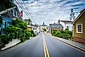 Bradford Street in Provincetown, Massachusetts.