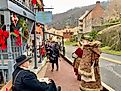 Historic Downtown in Harpers Ferry, West Virginia