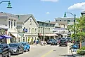 Main Street in Mystic, Connecticut. Image credit Actium via Shutterstock